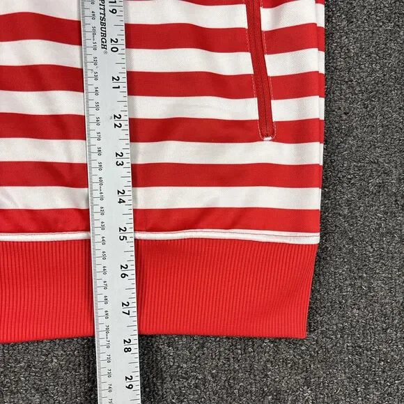 Puma Arsenal Track Jacket Men Red White Fly Emirates Soccer 2014-2015 Size Large - Picture 5 of 6